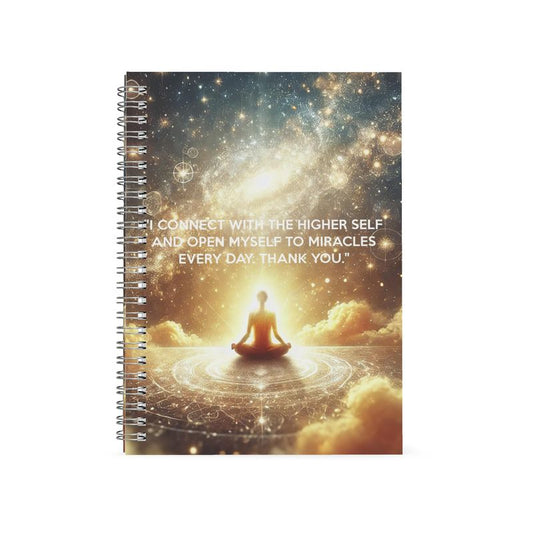 "I connect with higher self" Ritual Notebook