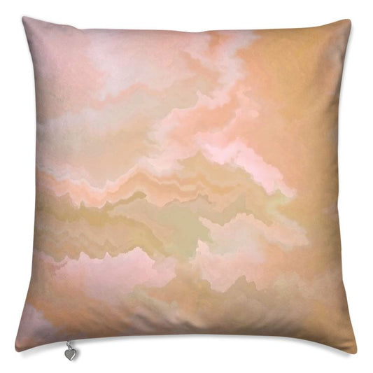 "Mesmerising gemstones" Art Cushion with Quote - Home Décor