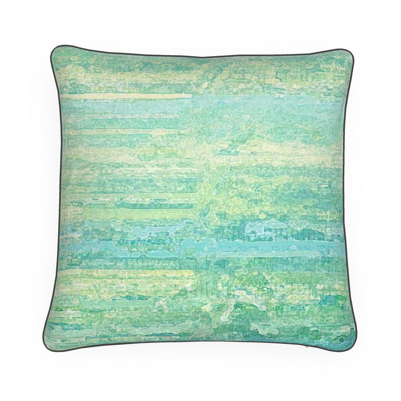 "Lakes and land" Art Cushion - Professional Home Décor