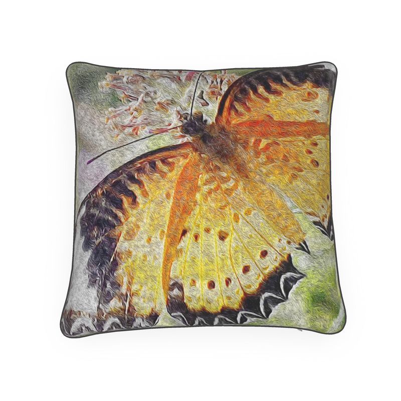 "Blenheim butterfly" art cushion