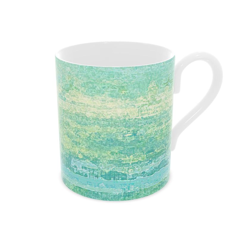 "Lakes and land"  Bone China Mug