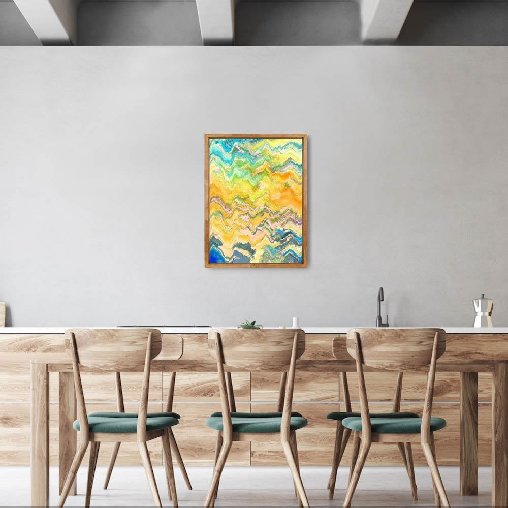 #printableart #digitalposters #diningroomwallart #dinigroomposters Vibrant, original and uplifting dining room posters selection. Shop for beautiful designs from our poster range collection for your dining room at https://goodvibesposters.com/